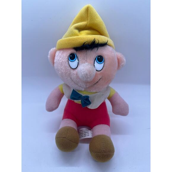 Vintage 80’s Walt Disney Animated Film Classic PINOCCHIO Stuffed Plush - Picture 1 of 6